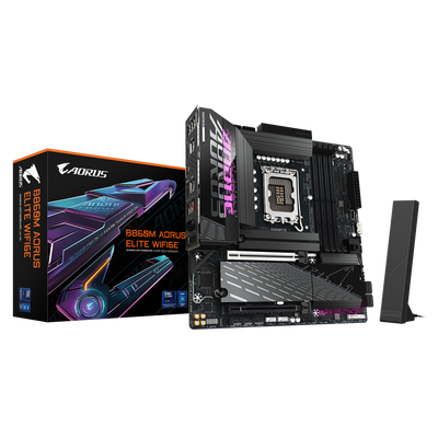 AORUS B860M ELITE WIFI6E - Motherboard - micro ATX - LGA1851-Sockel - AMD B850_thumb