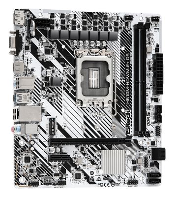 ASRock Mainboard H610M-HDV/M.2+ D5 - Micro ATX - Socket LGA1700 - Intel H610_4