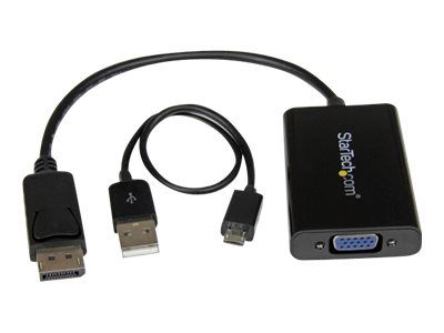 StarTech.com DisplayPort to VGA Adapter with Audio - 1920x1200 - DP to VGA Converter for Your VGA Monitor or Display (DP2VGAA) - DisplayPort / VGA adapter - 18.4 m_3