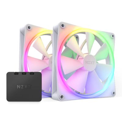 Case Acc NZXT F140 RGB Series Fan White_thumb
