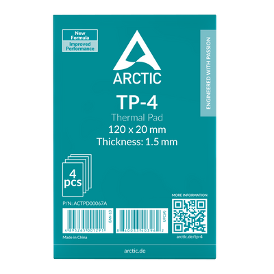 ARCTIC Thermal Pad TP-4 - 120 x 120 mm - 1.5 mm - 4er Pack_3