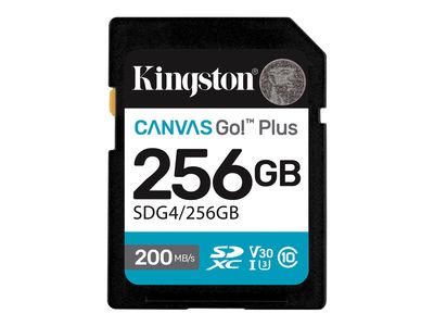 Kingston Canvas Go! Plus - flash memory card - 256 GB - SDXC UHS-I_thumb