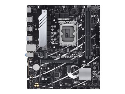 ASUS Mainboard PRO B760M-R D4 - micro ATX - Socket LGA1700 - Intel B760_thumb