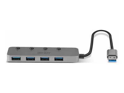 USB Hub Lindy USB 3.0 4-port_4