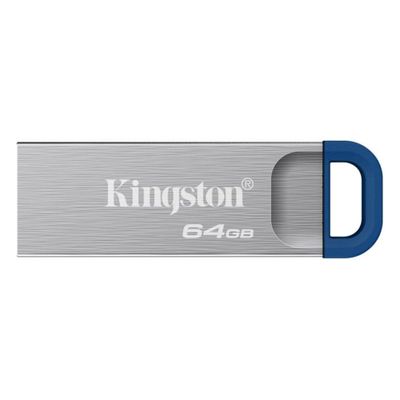 Kingston USB flash drive DataTraveler Kyson G2 - USB 3.2 Gen 1 - 64 GB - silver/blue_thumb