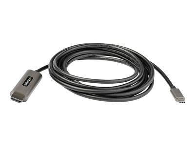 StarTech.com 3m USB-C auf HDMI Kabel 4K 60Hz mit HDR10 - Ultra HD Video Adapter Kabel - DP 1.4 Alt Mode HBR3 (CDP2HDMM3MH) - Adapterkabel - HDMI / USB - 3 m_3