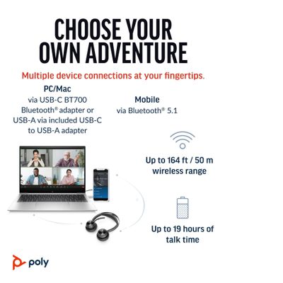 Poly Over-Ear Headset Voyager Focus 2_3