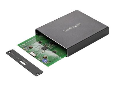 StarTech.com SSD Festplattengehäuse für zwei M.2 Festplatten - USB 3.1 Type C - USB C Kabel - USB 3.1 Case zu 2x M2 Adapter - Flash-Speicher-Array_5
