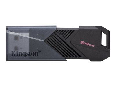 Kingston USB flash drive DataTraveler Onyx - USB-A 3.2 Gen 1 (3.1 Gen 1) - 64 GB - Black/Gray_thumb