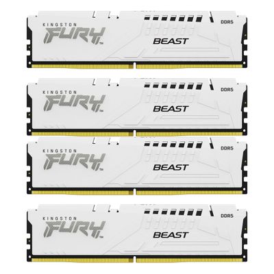 RAM Kingston D5 5200 64GB C40 FURY Beast White K4_thumb