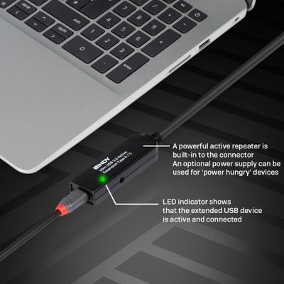 Lindy 10m USB 3.0 Aktivverlängerung Typ A an C_7