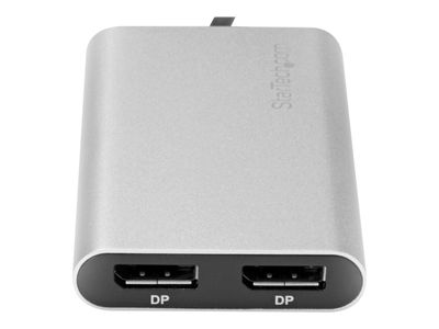 StarTech.com Thunderbolt 3 zu Dual DisplayPort Adapter - 4K 60Hz - Mac und Windows kompatibel - Thunderbolt 3 Adapter - USB C Adapter - USB/DisplayPort-Adapter - 30 cm_4