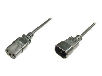 DIGITUS Power cable extension - IEC C14 male/IEC C13 female - 5 m_thumb