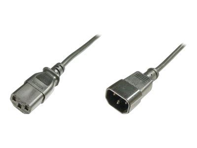 DIGITUS Netzkabelverlängerung - IEC C14 Stecker/IEC C13 Buchse - 5 m_1