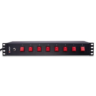 Lindy 73025 Stromverteilereinheit (PDU) 8 AC-Ausgänge 1.5U Schwarz_4