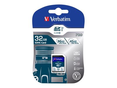 Verbatim PRO - Flash-Speicherkarte - 32 GB - SDHC UHS-I_thumb
