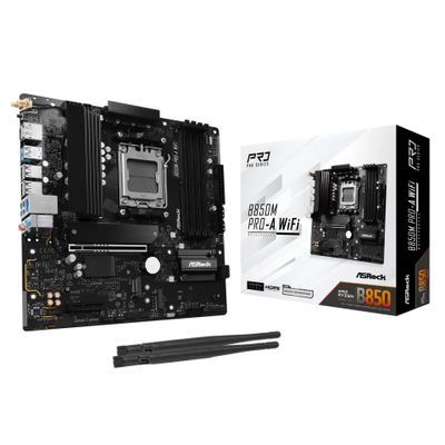 ASRock B850M Pro-A WIFI - motherboard - micro ATX - Socket AM5 - AMD B850_1