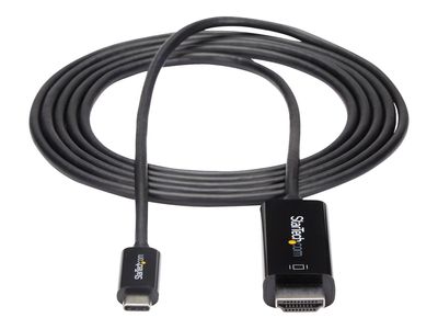 StarTech.com 2m USB-C auf HDMI Kabel - Monitorkabel - 4K bei 60Hz - USB Typ C zu HDMI Kabel - Schwarz - externer Videoadapter - VL100 - Schwarz_2