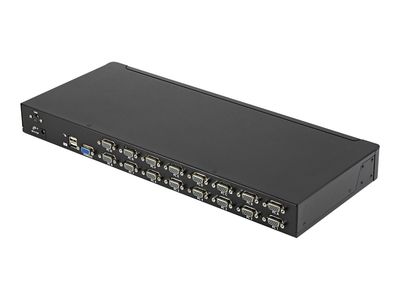 StarTech.com 16 Port 1HE USB VGA KVM Switch mit OSD zur Rack-Montage inkl. Kabeln - 16-fach Rackmount KVM Umschalter - Schwarz - KVM-Switch - 16 Anschlüsse_3