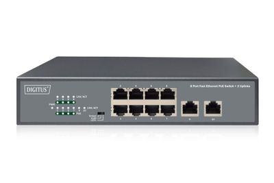 DIGITUS Switch DN-95323-1 - 8 Ports - 8x GE (10/100/1000) - 8x PoE+_2