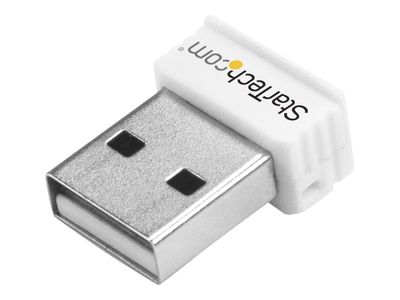 StarTech.com USB 150Mbps Mini Wireless N Network Adapter - 802.11n/g 1T1R USB WiFi Adapter - White USB Wireless Adapter - Wireless NIC (USB150WN1X1W) - Netzwerkadapter - USB 2.0_thumb
