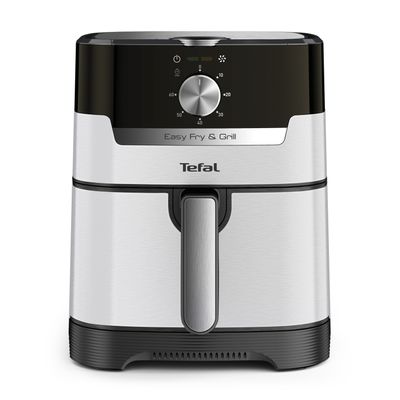 Tefal Easy Fry & Grill EY501A Einzelbild 4,2 l Eigenständig 1550 W Heißluftfritteuse Schwarz, Edelstahl_2