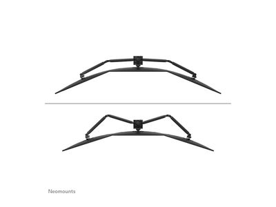 Neomounts DS60-600BL3 mounting kit - full-motion - for 3 monitors - black_2