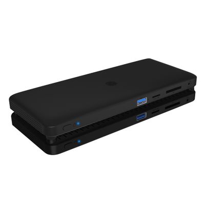 ICY BOX IB-DK2416-C - Dockingstation - USB-C 3.2 Gen 2 / Thunderbolt 3 / Thunderbolt 4 - 2 x HDMI, DP - 1GbE_thumb
