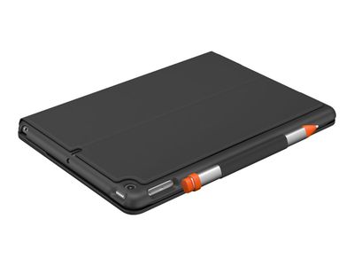 Logitech Slim Folio - keyboard and folio case - QWERTZ - German - graphite_thumb