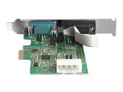 StarTech.com 2 Port Serielle PCIe RS232 Adapter Karte - Serielle PCIe RS232 Host Controller Karte - PCIe auf seriell DB9 - 16950 UART - Nidrig Profil Erweiterungskarte - Windows & Linux (PEX2S953LP) - Serieller Adapter - PCIe - RS-232 x 2_8