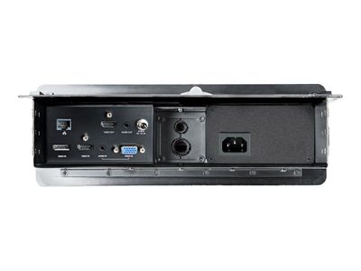 StarTech.com Tischanschlussfeld mit A/V- und Power-Modulen und Kabelmanagement - 4K - HDMI, DP und VGA - Dockingstation - USB - VGA, HDMI, DP_4