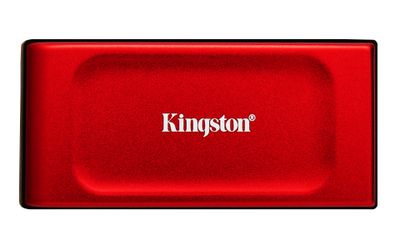 Kingston Externe SSD XS1000 - 2 TB - USB 3.2 Gen 2 - Rot/Schwarz_thumb