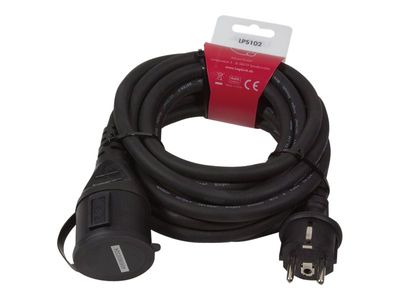 LogiLink - power extension cable - power CEE 7/7 to power CEE 7/7 - 5 m_2