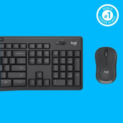 Logitech Tastatur MK295 - US Layout - Schwarz_8