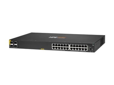 HPE Aruba 6100 24G Class4 PoE 4SFP+ - Switch - 28 Anschlüsse - managed - an Rack montierbar_thumb