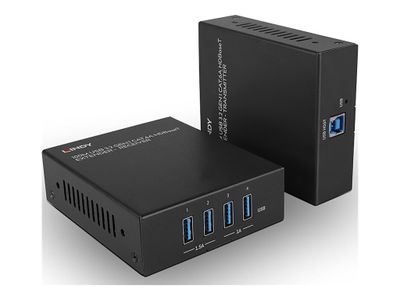 LINDY - Sender und Empfänger - USB/Netzwerk-Extender - USB 3.2 Gen 1, HDBaseT_thumb