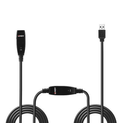 Lindy 43322 USB Kabel USB 3.2 Gen 1 (3.1 Gen 1) 15 m USB A 5 Gbit/s Schwarz_2
