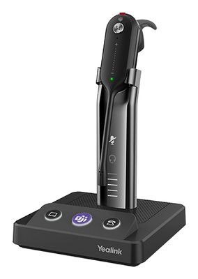 Yealink WH63 Portable Teams Kopfhörer Kabellos Ohrbügel, Kopfband, Nackenband Büro/Callcenter Ladestation Schwarz_3