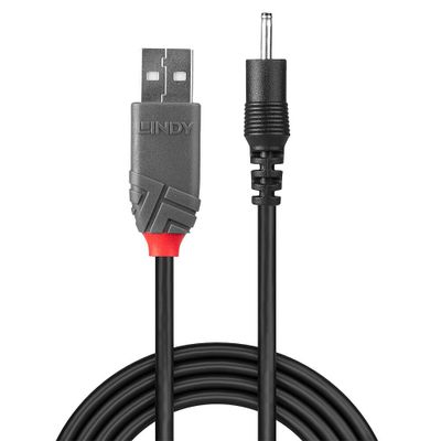 Lindy 70265 Stromkabel Schwarz 1,5 m USB A EIAJ-01 (2.5 mm, 0.7 mm)_2