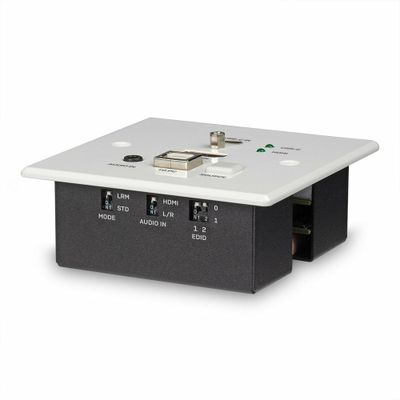 Lindy 150m Cat.6 HDMI 4K60 & Type C HDBaseT UK Wall Plate KVM Extender, Transmitter_2