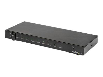 StarTech.com 8 Port 4K 60Hz HDMI Splitter - HDR Unterstützung - 7.1 Surround Audio Sound - HDMI Verteiler - Video-/Audio-Splitter_thumb