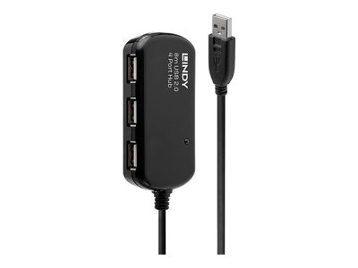 USB Hub Lindy USB 2.0 4-Port with 8m Cable_thumb