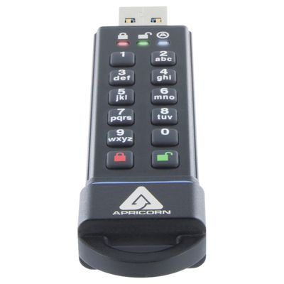 Apricorn Aegis Secure Key 3.0 USB-Stick 480 GB USB Typ-A 3.2 Gen 1 (3.1 Gen 1) Schwarz_5