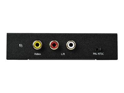 StarTech.com HDMI auf Cinch Wandler mit Audio - RCA - Composite-Video-Adapter - NTSC / PAL - 1080p (HD2VID2) - Videokonverter - Schwarz_5