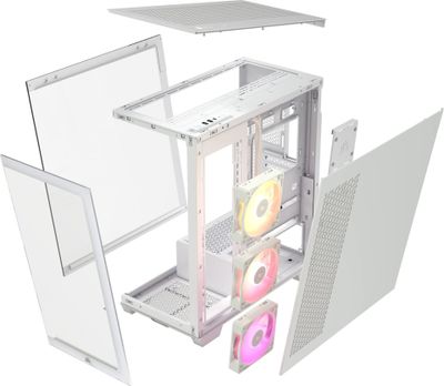 Corsair iCUE LINK 3500X RGB Midi Tower Weiß_6