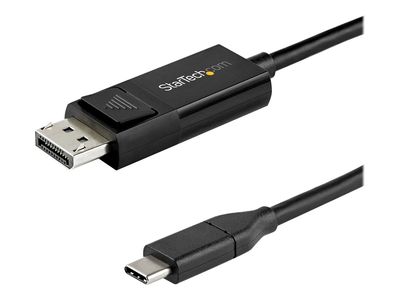 StarTech.com 6ft (2m) USB C to DisplayPort 1.4 Cable 8K 60Hz/4K - Reversible DP to USB-C or USB-C to DP Video Adapter Cable HBR3/HDR/DSC - USB / DisplayPort cable - 2 m_2