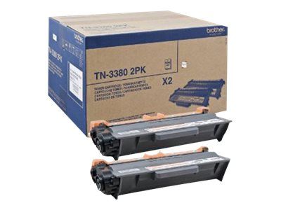 Brother toner cartridge TN3380 2PK - 2-pack - black_thumb