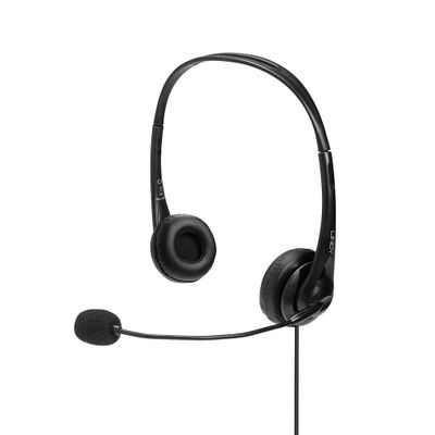 Lindy 42870 Kopfhörer & Headset Kabelgebunden Kopfband Anrufe/Musik USB Typ-A Schwarz_thumb