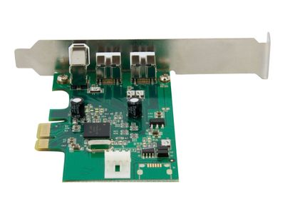 StarTech.com 3 Port 2b 1a 1394 PCI Express FireWire Card Adapter - 1394 FW PCIe FireWire 800 / 400 Card (PEX1394B3) - FireWire adapter - PCIe - 2 ports_5