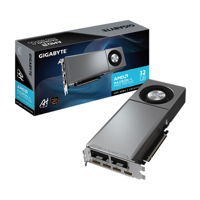 GIGABYTE Grafikkarte Radeon AI PRO R9700 AI TOP 32G - 32 GB GDDR6_thumb